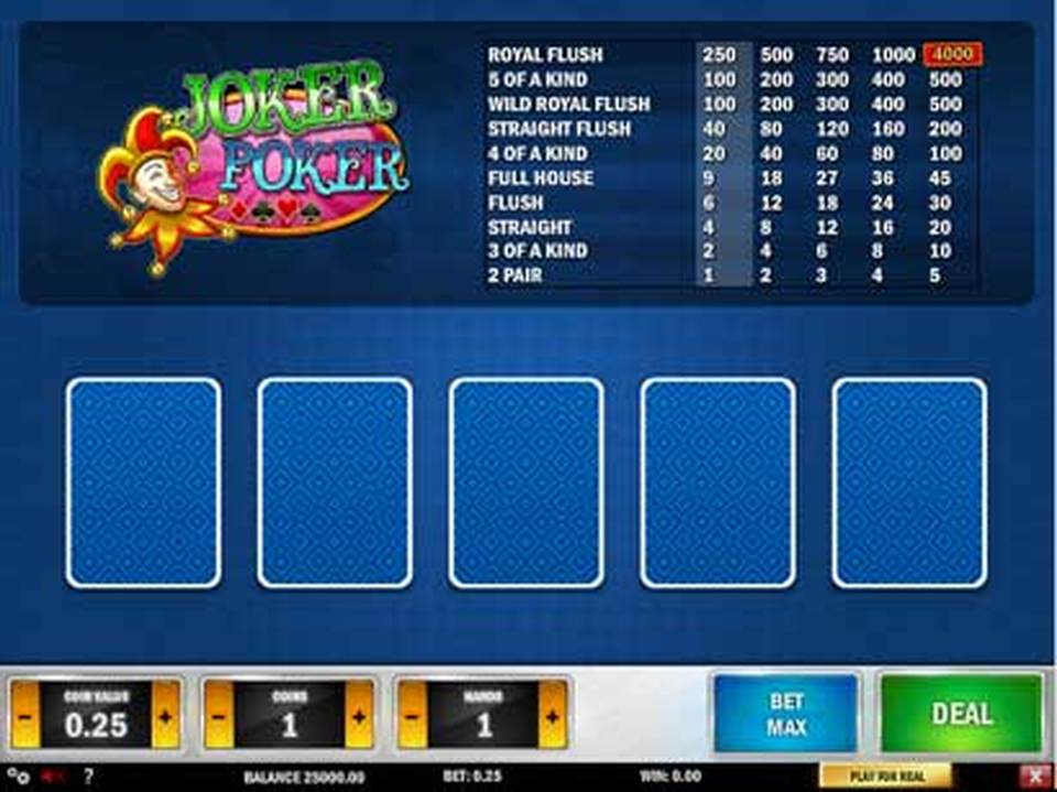 Play n GO Joker Poker Multi Hands screenshot