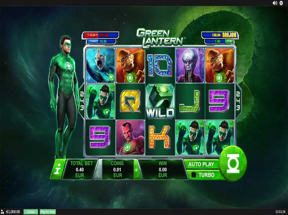 Playtech Green Lantern screenshot