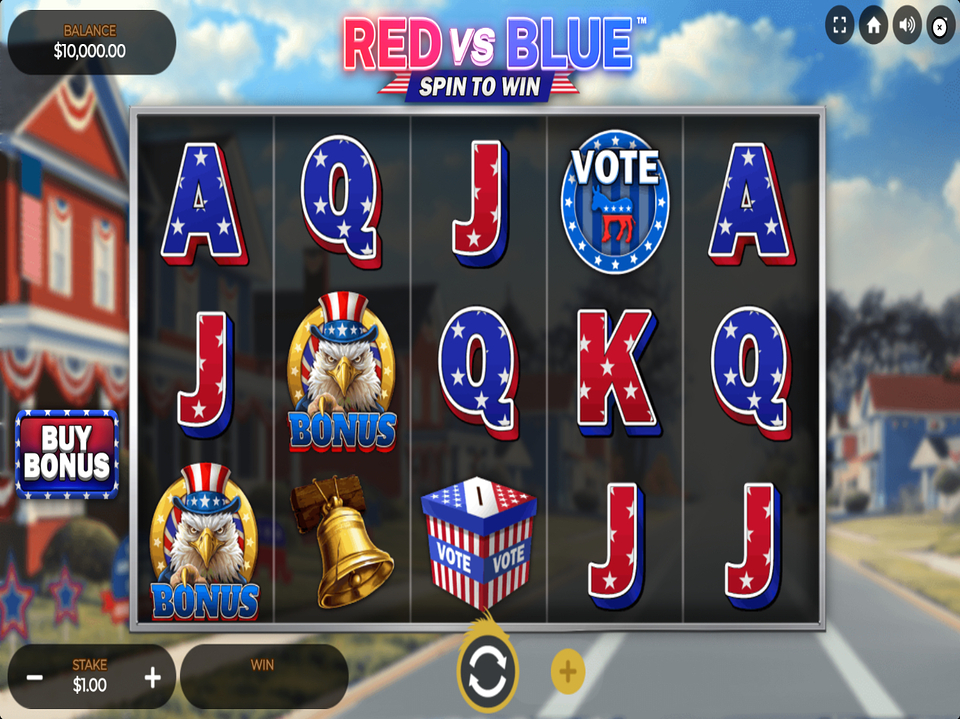 Red vs Blue Spin to Win screenshot