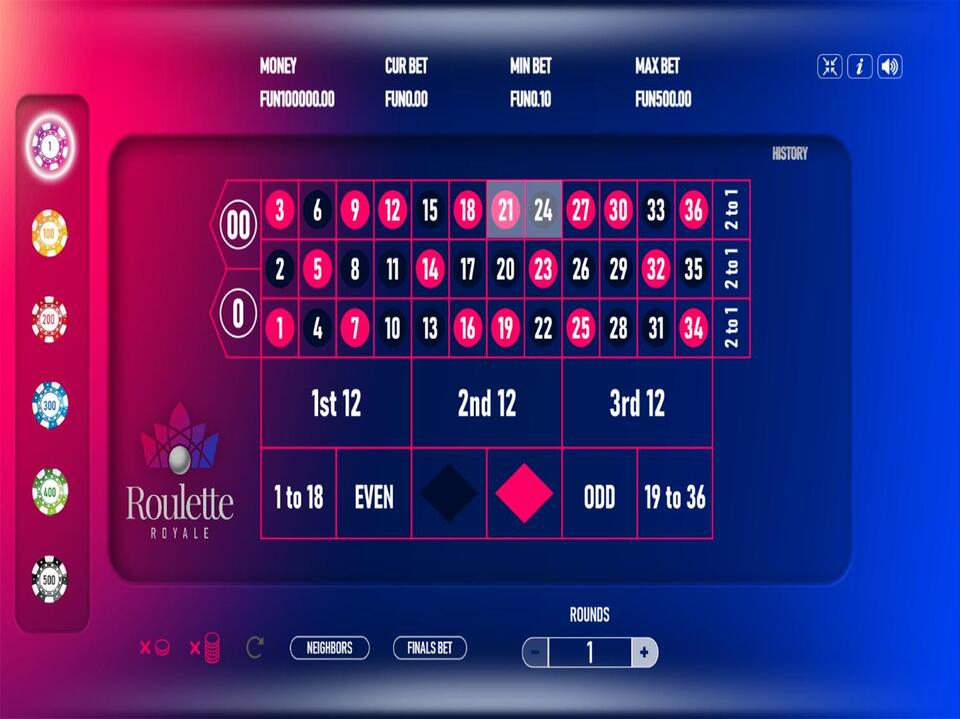 Roulette Royale American screenshot