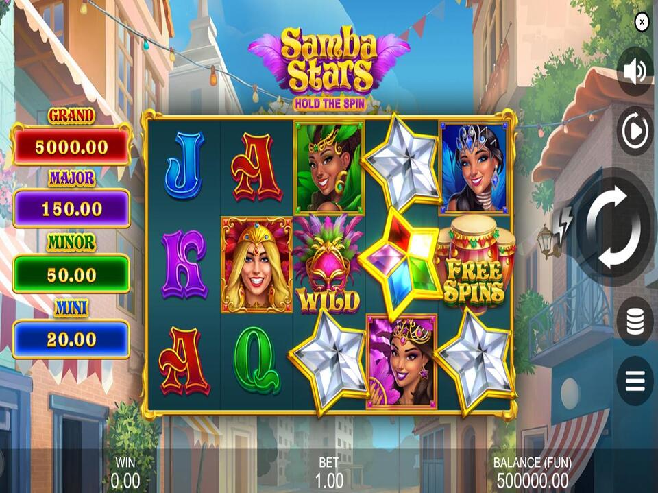 Samba Stars Hold the Spin screenshot