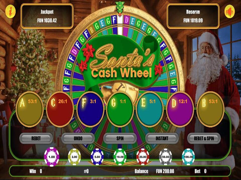 Santas Cash Wheel screenshot