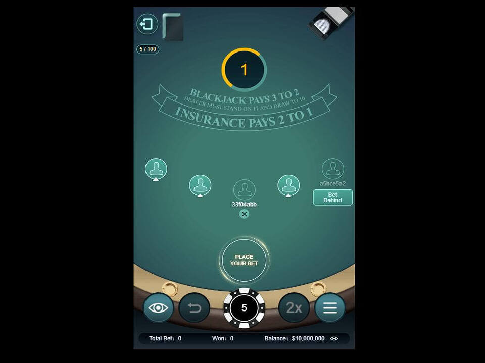 Speed Blackjack screenshot