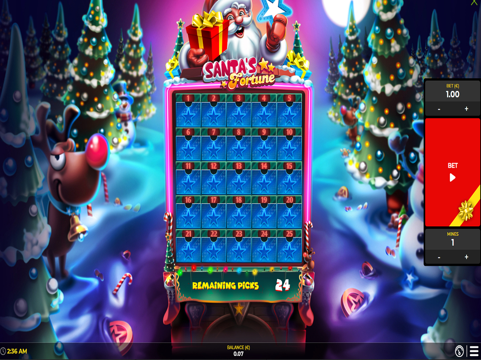 Spin2Win Santas Fortune screenshot