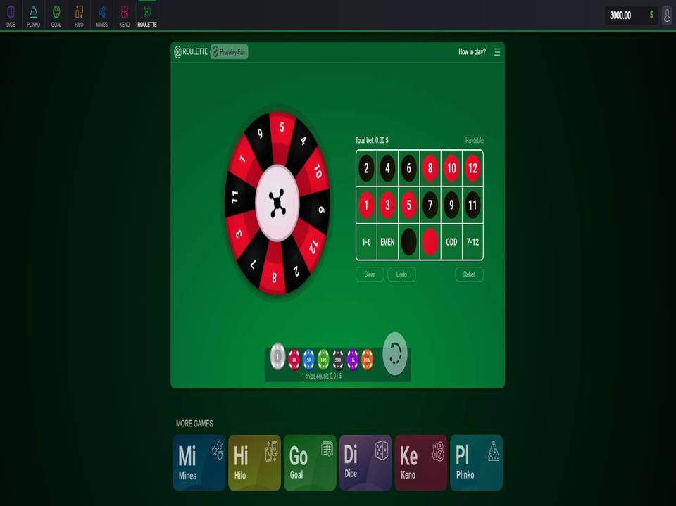 Spribe Mini Roulette screenshot