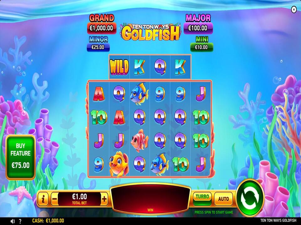 Ten Ton Ways Goldfish screenshot