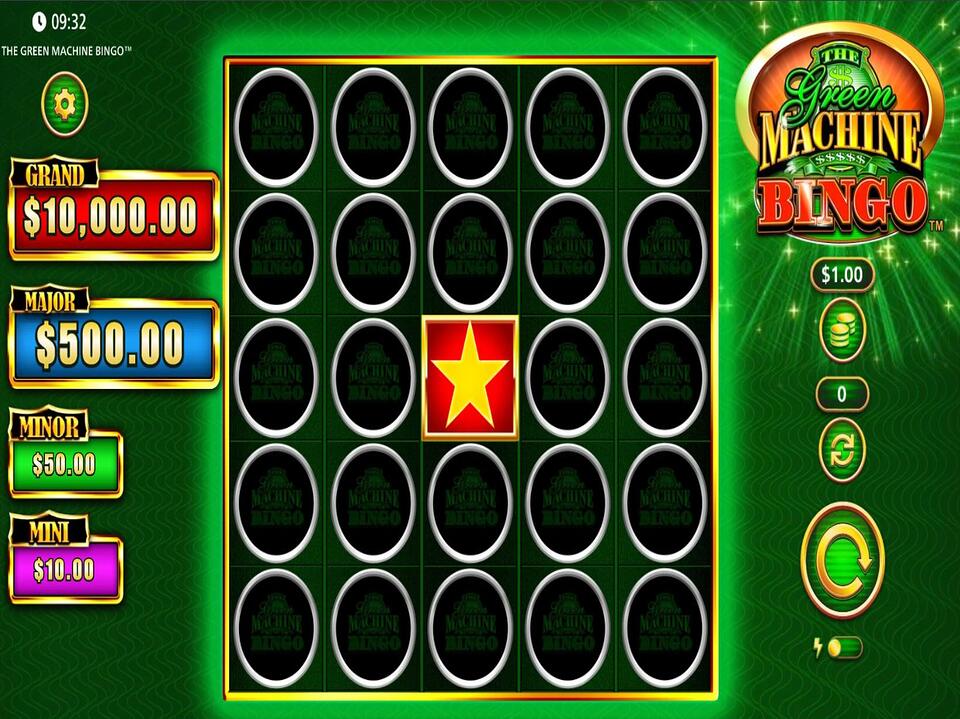 The Green Machine Bingo screenshot