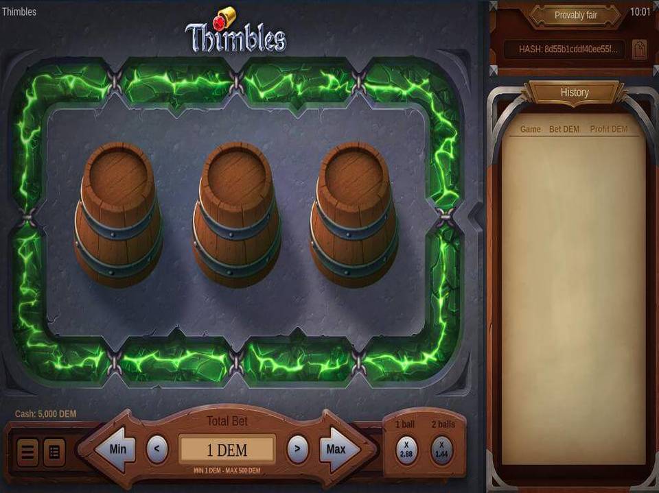 Thimbles screenshot