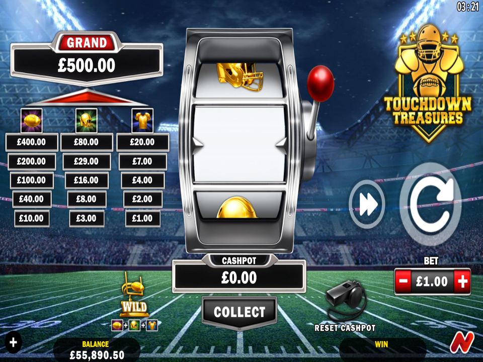 Touchdown Treasures screenshot