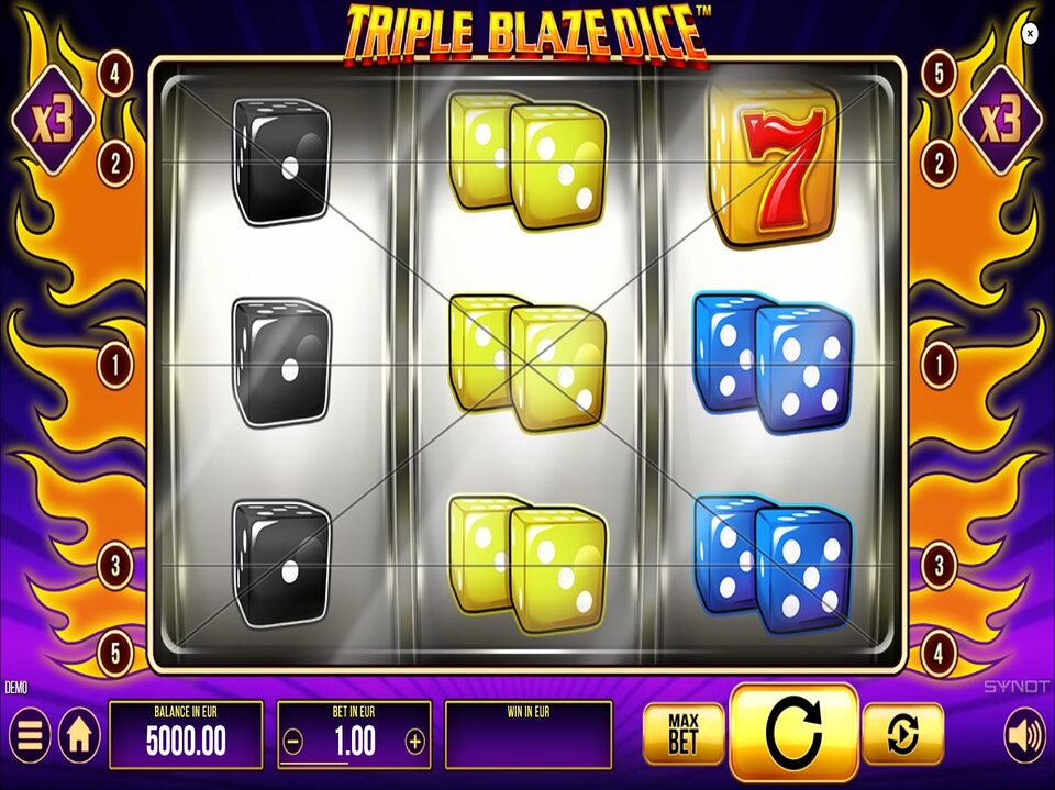 Triple Blaze Dice screenshot