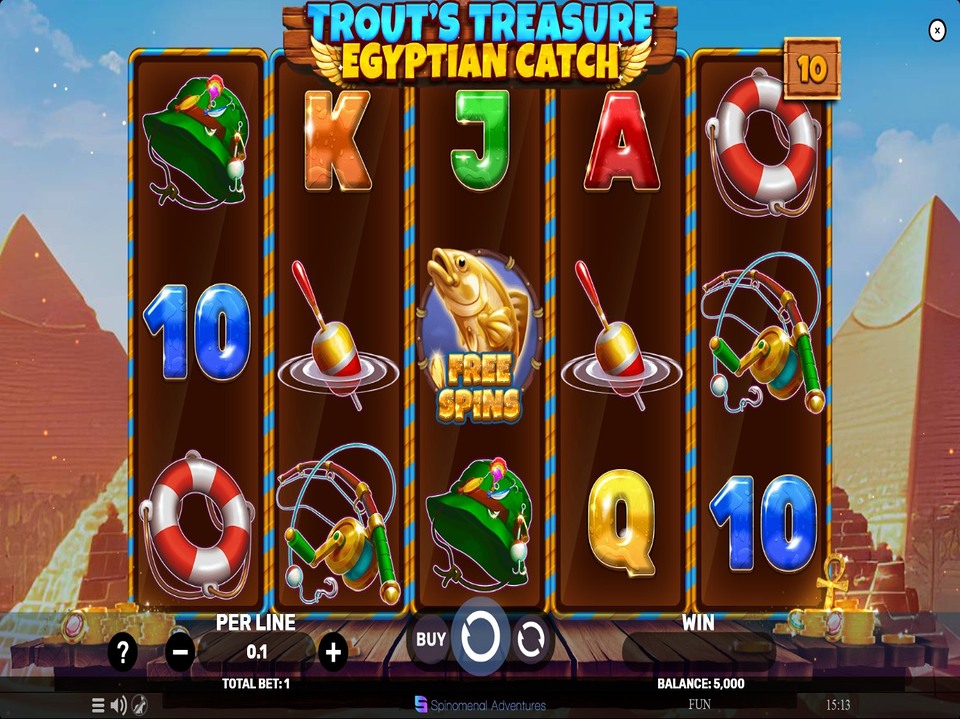 Trouts Treasure Egyptian Catch screenshot