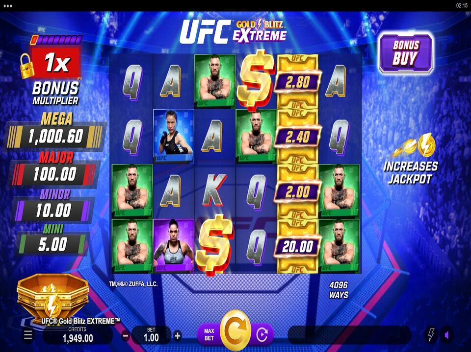 UFC Gold Blitz Extreme screenshot