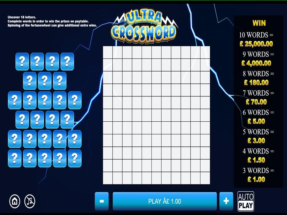 Ultra Crossword screenshot