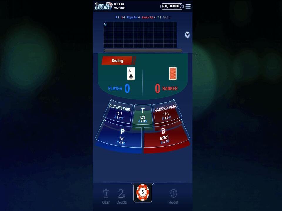 Virtual Baccarat screenshot