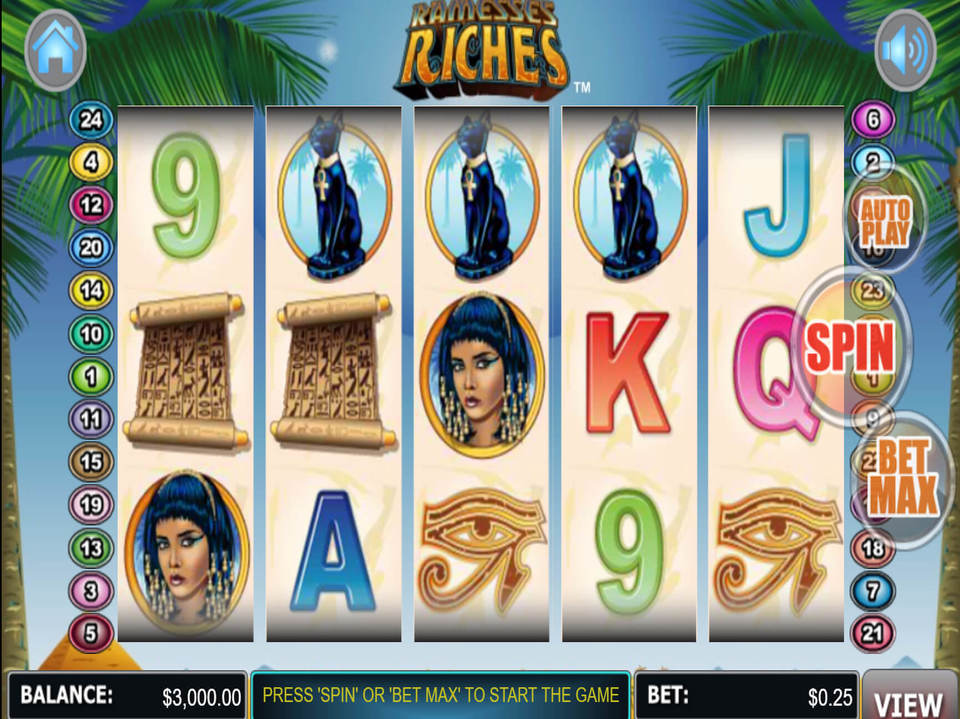 WGS Ramesses Riches screenshot