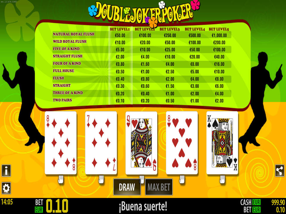 World Match Double Joker Poker screenshot